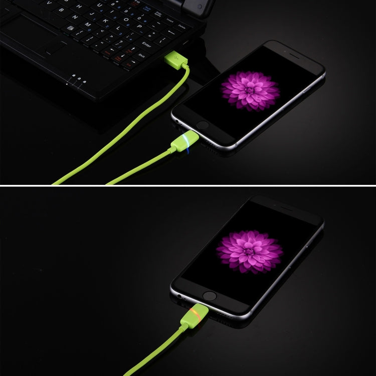 1m Circular Bobbin Gift Box Style 8 Pin to USB Data Sync Cable with Indicator for iPhone, iPad