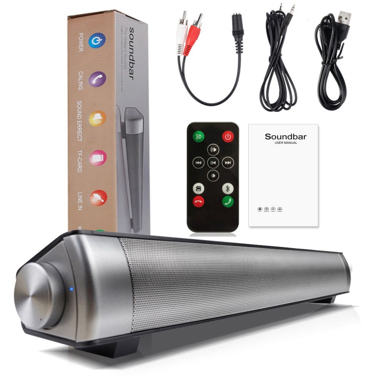 Soundbar LP-08 CE0152 USB MP3 Player 2.1CH Bluetooth Wireless Sound Bar Speaker with Remote Control