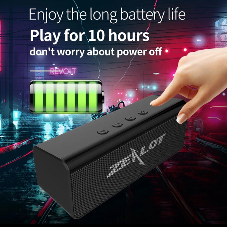 ZEALOT S31 10W 3D HiFi Stereo Wireless Bluetooth Speaker, Support Hands-free / USB / AUX / TF Card