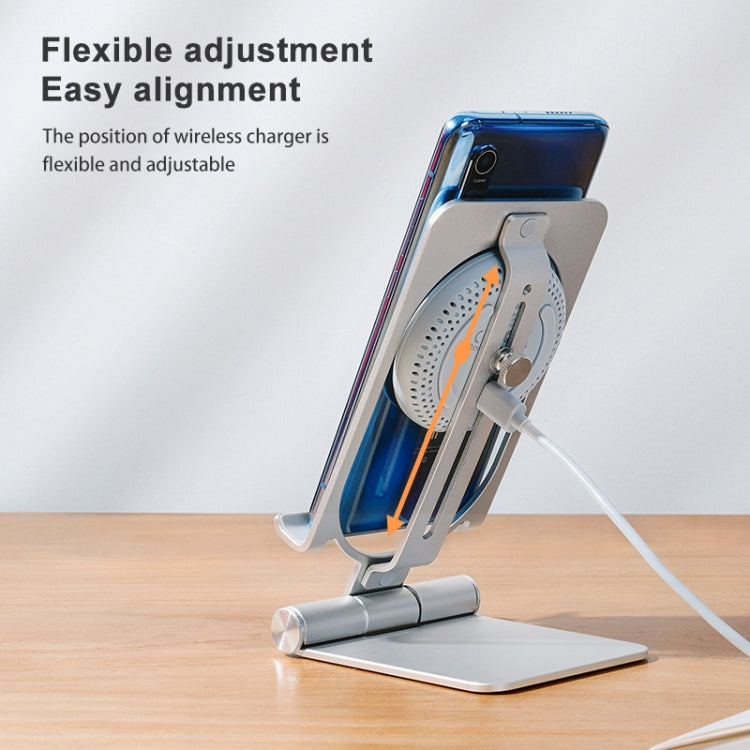 NILLKIN 2 in 1 15W PoweHold Mini Vertical Foldable Detachable Wireless Charger Mobile Phone Holder