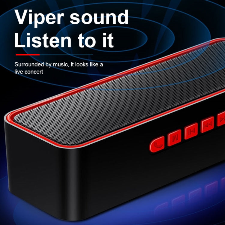 SC211 Portable Subwoofer Wireless Bluetooth Speaker Bluetooth 5.0, Support TF Card & U Disk & 3.5mm AUX