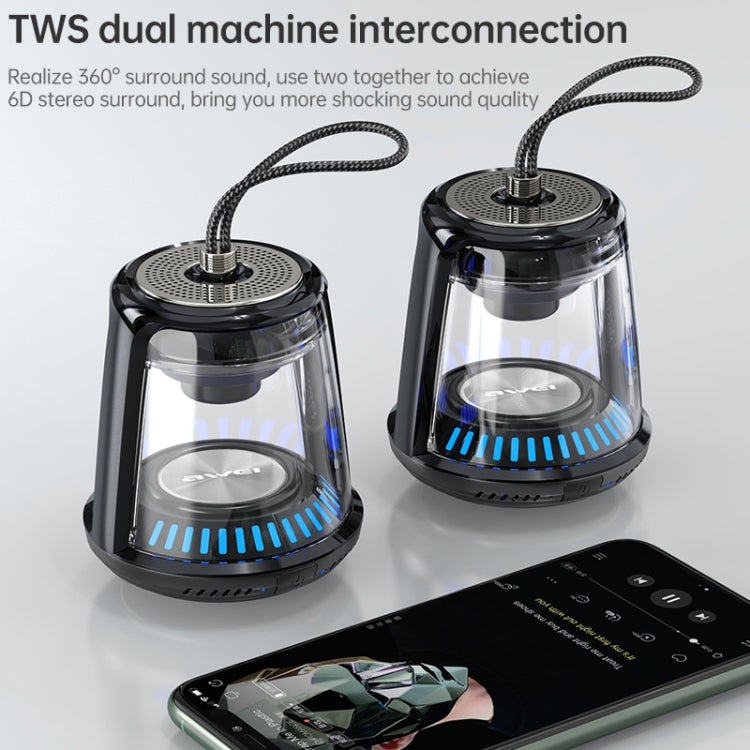 awei Y666 Mini Portable Outdoor Bluetooth Speaker, Support TWS Play