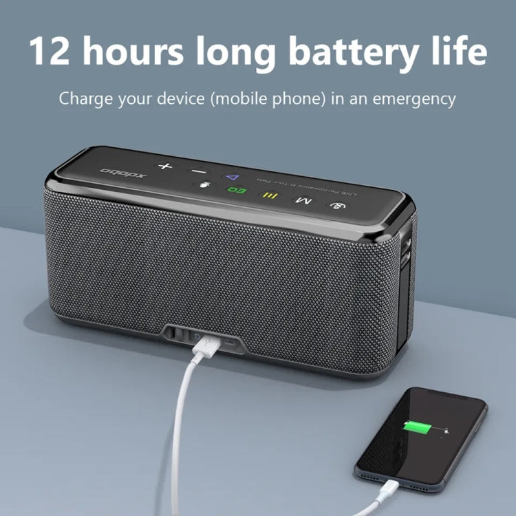 XDOBO X8 Max 100W Wireless Bluetooth Speaker Outdoor Subwoofer Support TWS & TF Card & U Disk