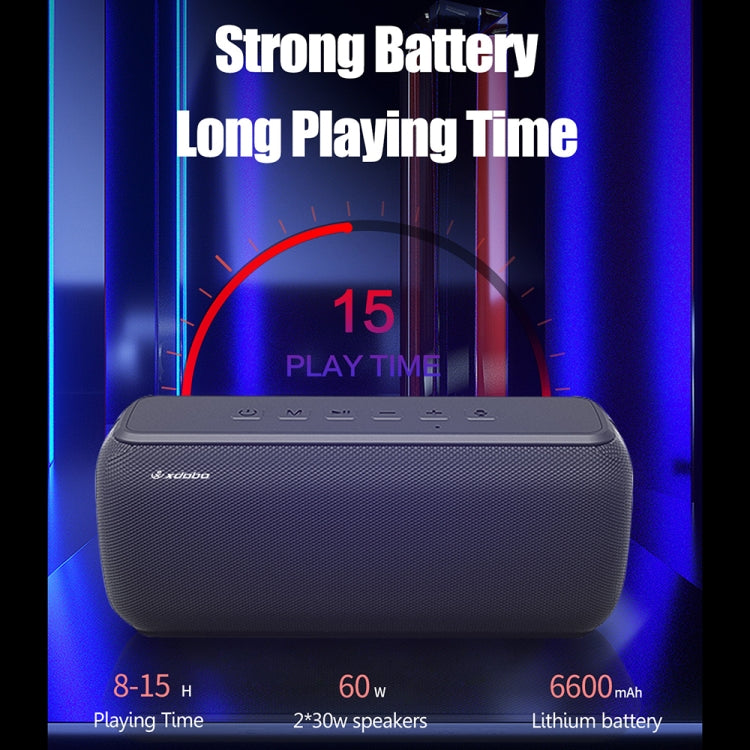 XDOBO X8 60W Wireless Bluetooth Speaker Outdoor Subwoofer Support TWS & TF Card