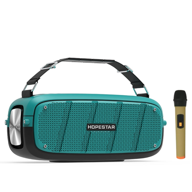 HOPESTAR A20 Pro TWS Portable Outdoor Waterproof Subwoofer Bluetooth Speaker with Microphone, Support Power Bank & Hands-free Call & U Disk & TF Card & 3.5mm AUX