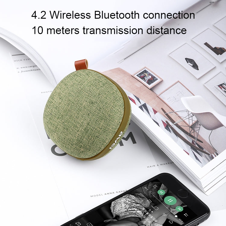 awei Y260 Mini Portable Wireless Bluetooth Speaker IPX4 Waterproof, Built-in Mic, Support TF Card