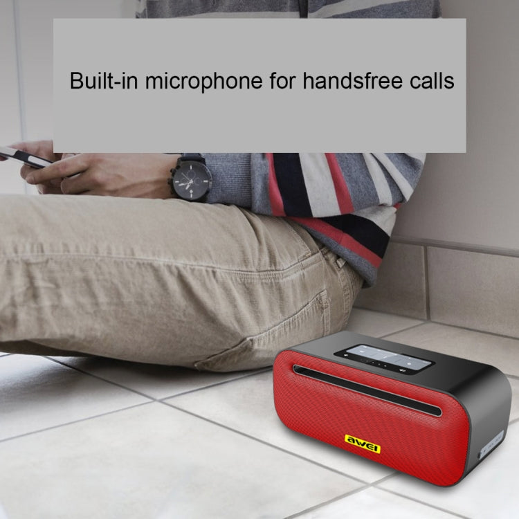 awei Y600 Wireless Bluetooth Speaker with 3D Stereo, Built-in Mic, Support TF Card / AUX / NFC