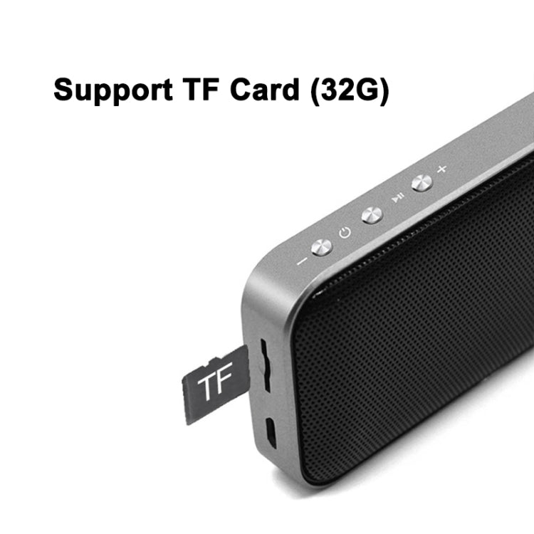BT209 Outdoor Portable Ultra-thin Mini Wireless Bluetooth Speaker, Support TF Card & Hands-free Calling