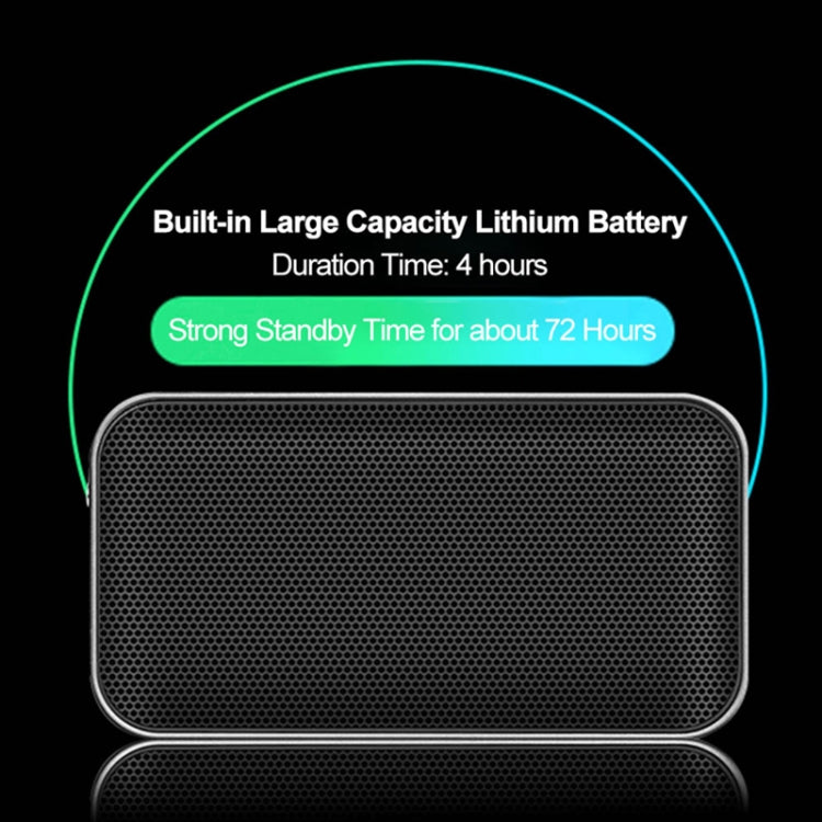 BT209 Outdoor Portable Ultra-thin Mini Wireless Bluetooth Speaker, Support TF Card & Hands-free Calling