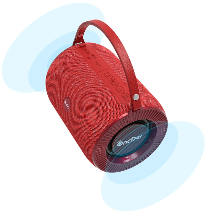 Oneder V3 Outdoor Hand-held Wireless Bluetooth Speaker, Support Hands-free & FM & TF Card & AUX & USB Drive