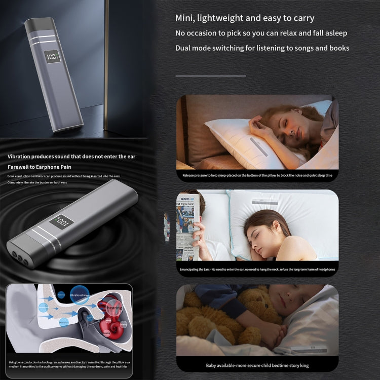 QY08 Bluetooth Bone Conduction Pillow Speaker