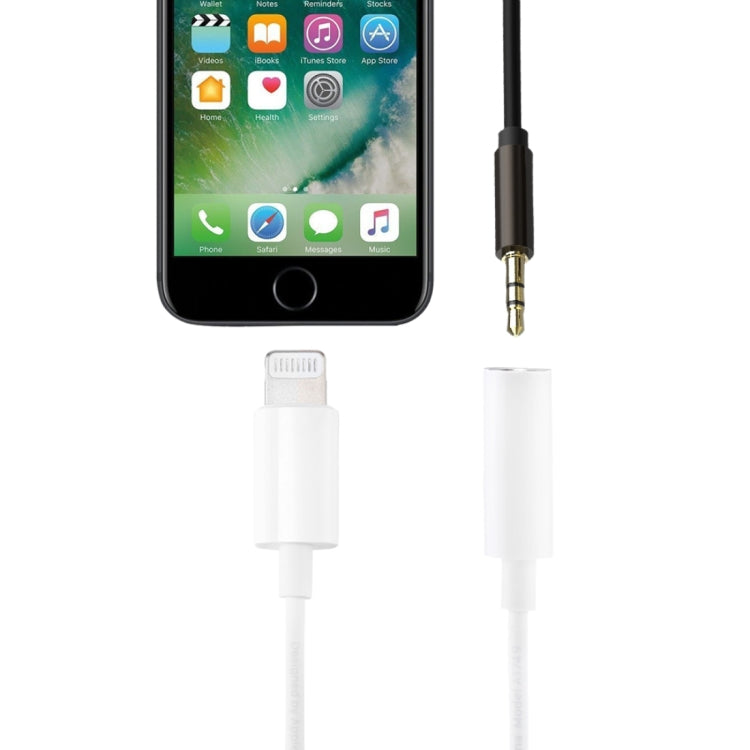 8 Pin 3.5mm Earphone Audio Adapter, Line Length: 8cm