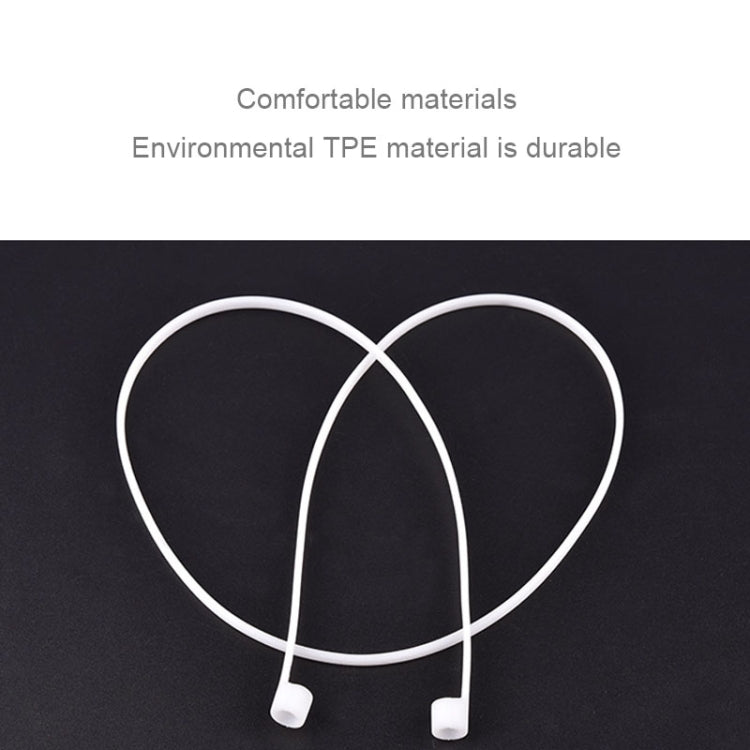 Wireless Bluetooth Earphone Anti-lost Strap Silicone Unisex Headphones Anti-lost Line for Apple AirPods 1/2, Cable Length: 60cm