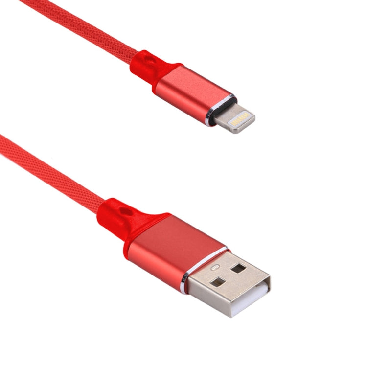 1m 2A USB to 8 Pin Nylon Weave Style Data Sync Charging Cable