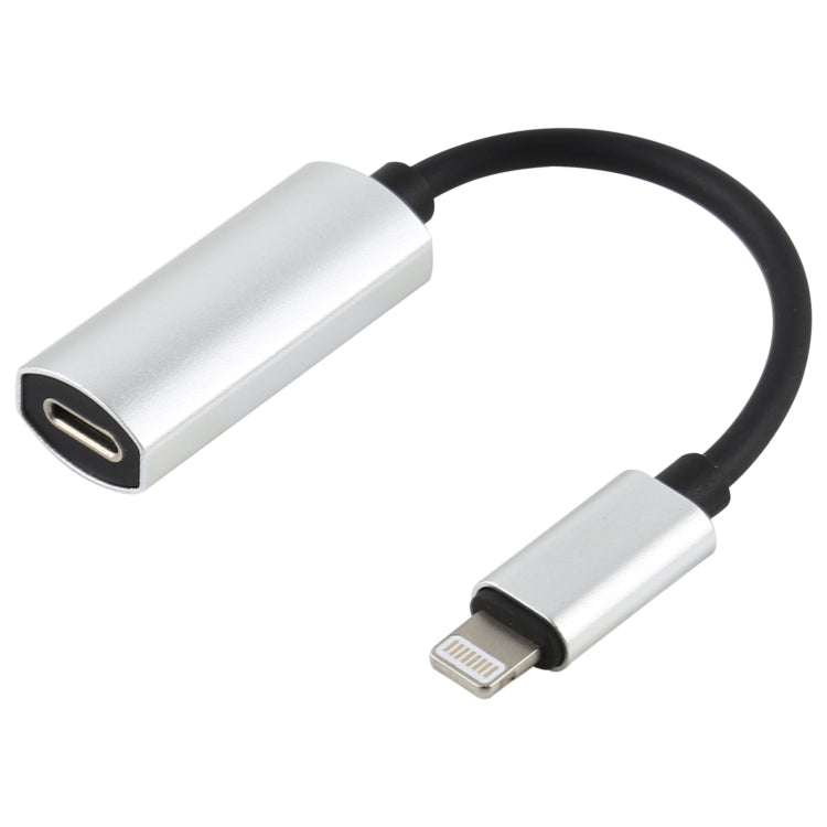 2 in 1 8 Pin Male to Dual 8 Pin Female Charging and Listening to Music Audio Earphone Adapter, Compatible with All IOS Systems