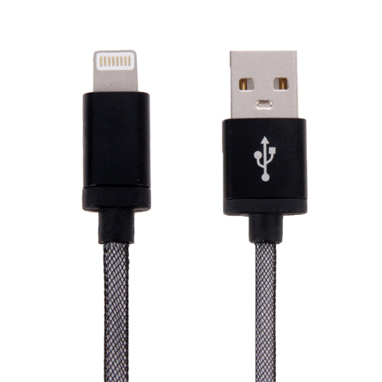1m Net Style Metal Head 8 Pin to USB Data / Charger Cable