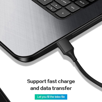M11 3 in 1 5A USB to 8 Pin + Micro USB + USB-C / Type-C Nylon Braided Magnetic Data Cable, Cable Length: 2m, 8 Pin + Micro USB + USB-C / Type-C