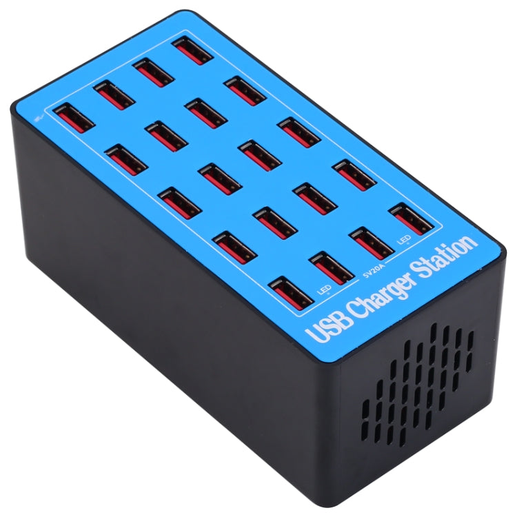 100W 20 In 1 Multi-function Smart USB Charging Station