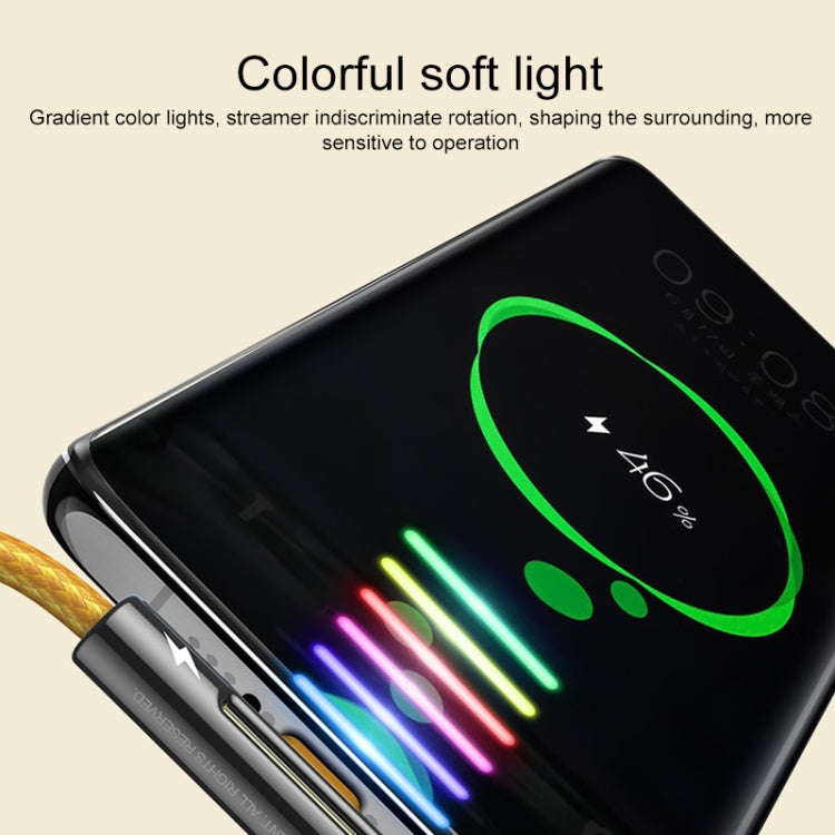 ROCK M3 8 Pin T-shape PD Fast Charging Data Cable, Length: 1m