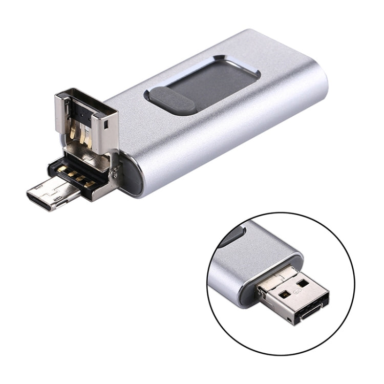 easyflash RQW-01B 3 in 1 USB 2.0 & 8 Pin & Micro USB 16GB Flash Drive