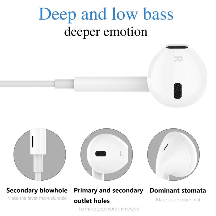 GL069 8 Pin Port Bluetooth Module Pop-up Window Wired Stereo Earphones with Mic