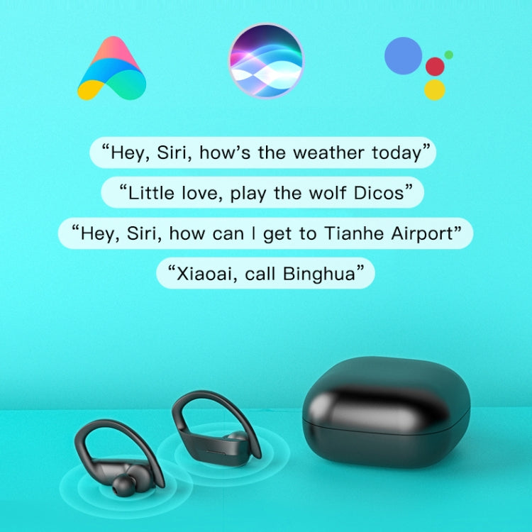 258 Wireless Ear-mounted Bluetooth Earphone with Charging Box & Digital Display, Support Touch & HD Call & Voice Assistant & NFC