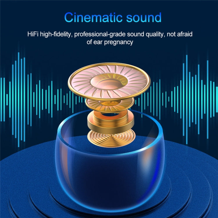 F9-9 TWS CVC8.0 Noise Cancelling Bluetooth Earphone with Charging Box, Support Touch Lighting Effect & Three-screen LED Power Display & Power Bank & Mobile Phone Holder & HD Call & Voice Assistant