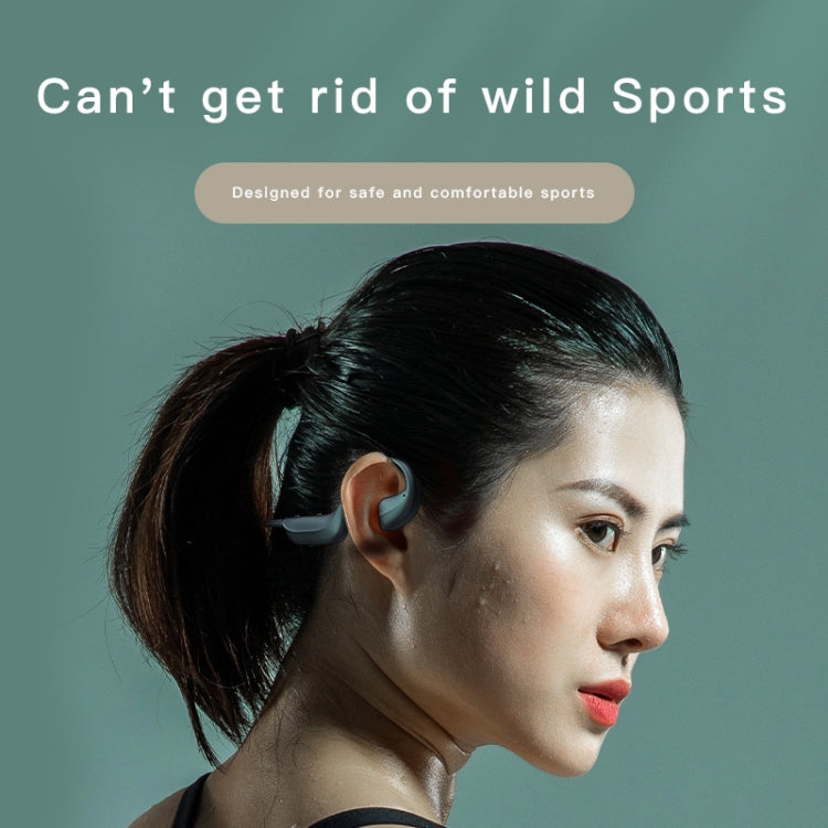 G100 Bluetooth 5.0 Wireless Ear-mounted Sports Waterproof Bone Conduction Earphone