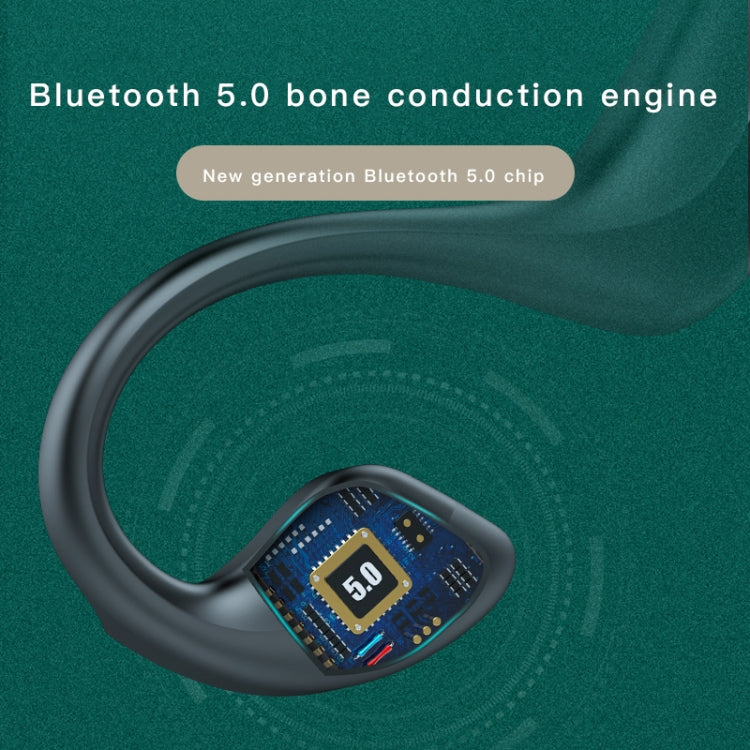 G100 Bluetooth 5.0 Wireless Ear-mounted Sports Waterproof Bone Conduction Earphone