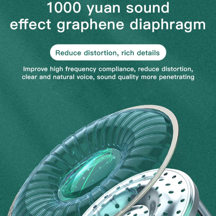 G100 Bluetooth 5.0 Wireless Ear-mounted Sports Waterproof Bone Conduction Earphone