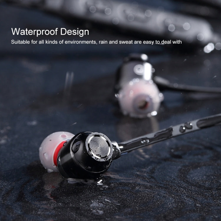 Bluetooth 5.1 Round Wire Neck-mounted Bluetooth Sports Earphone with Magnetic Function