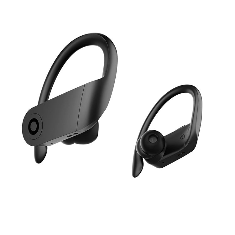 b10 TWS Bluetooth 5.0 Hanging Ear Wireless Bluetooth Sports Earphone with Magnetic Charging Box, Support Call & Siri & Charging Box Wireless Charging