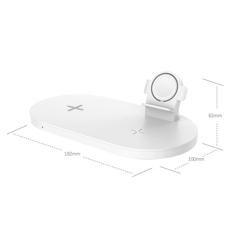 A04 3 in 1 Multi-function Qi Standard Wireless Charger for Mobile Phones & iWatch & AirPods