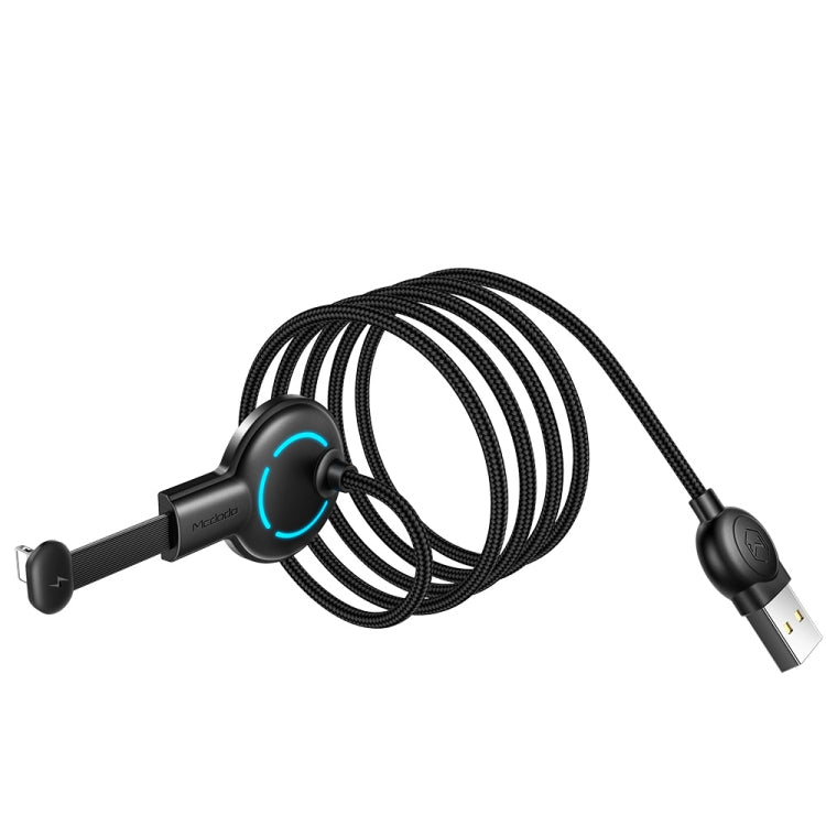 Mcdodo CA-5950 Razer Series 180 Degree Elbow Design Gaming 8 Pin to USB Cable with 7 Colors Breathing Light, Length: 1.2m