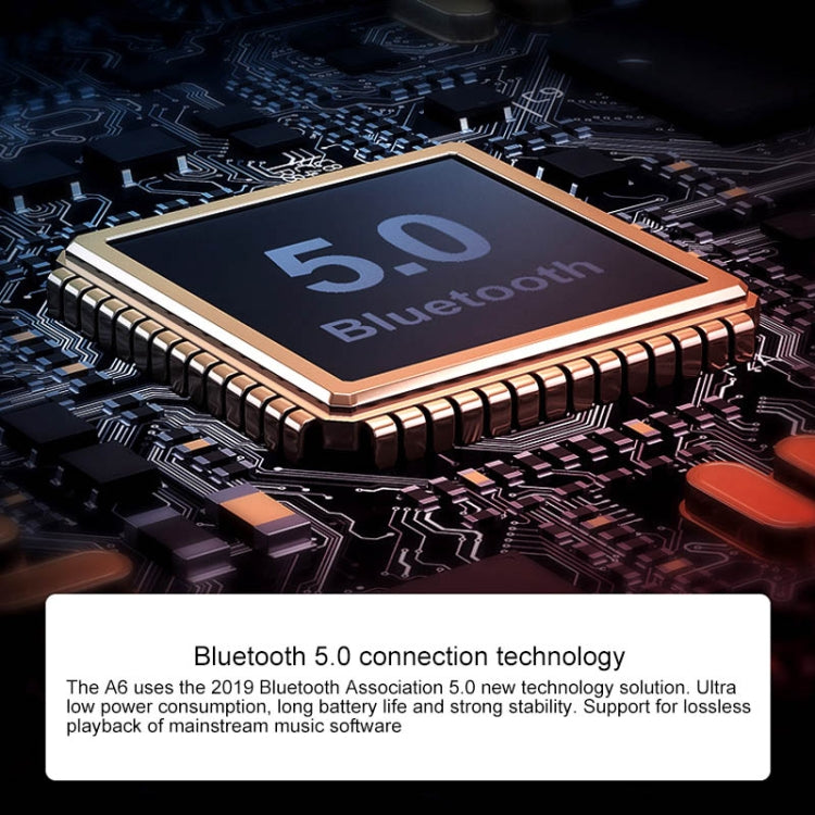 A6 TWS Bluetooth 5.0 Touch Wireless Bluetooth Earphone with Charging Box & LED Smart Digital Display, Support Voice Assistant & Memory Connection & HD Call