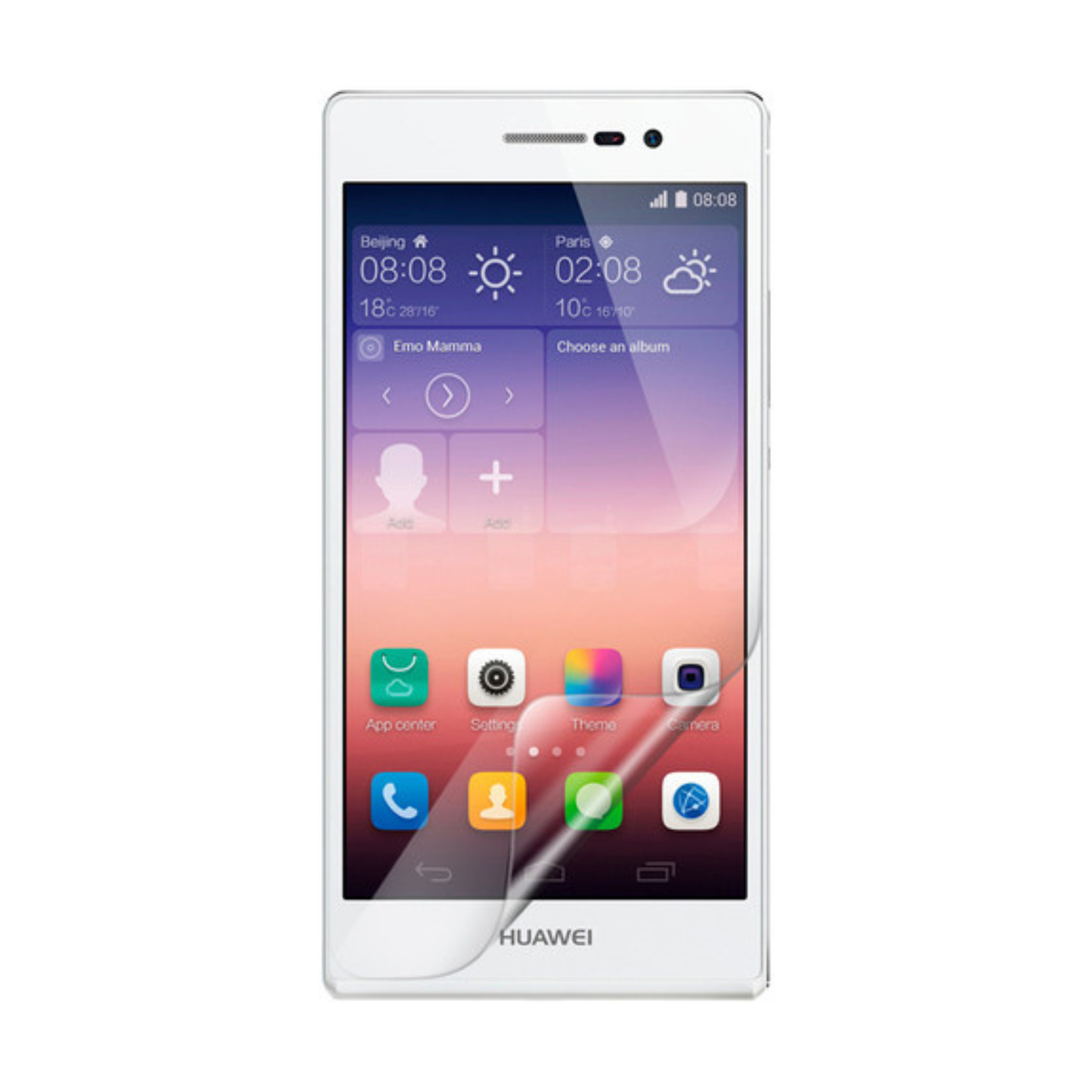 Hydrogel Screen Protector for Huawei Ascend P7 (2014) (Pack of 2) 9eight5