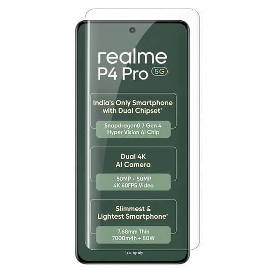 Hydrogel Screen Protector for Realme P4 Pro (Pack of 2) 9eight5