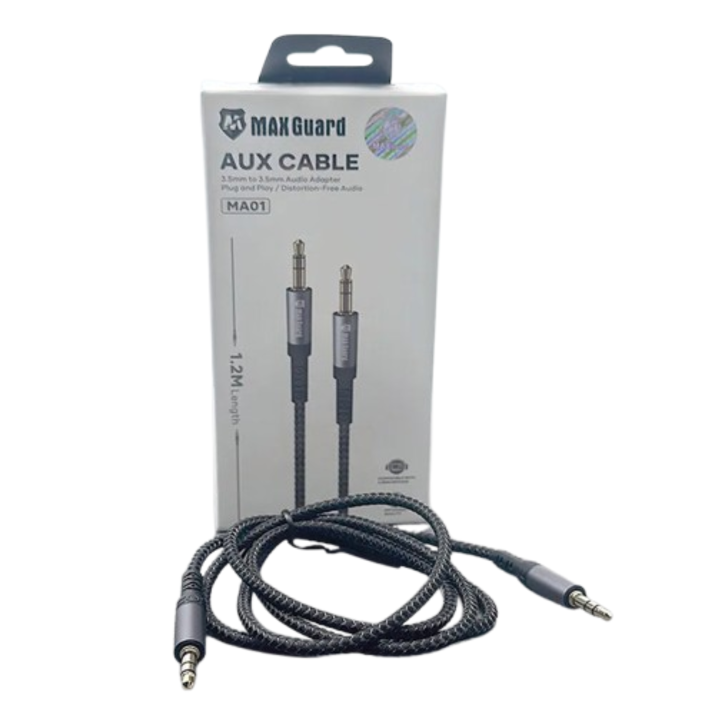 Maxguard 1.2m Plug and Play Aux 3.5mm Cable MA01 9eight5