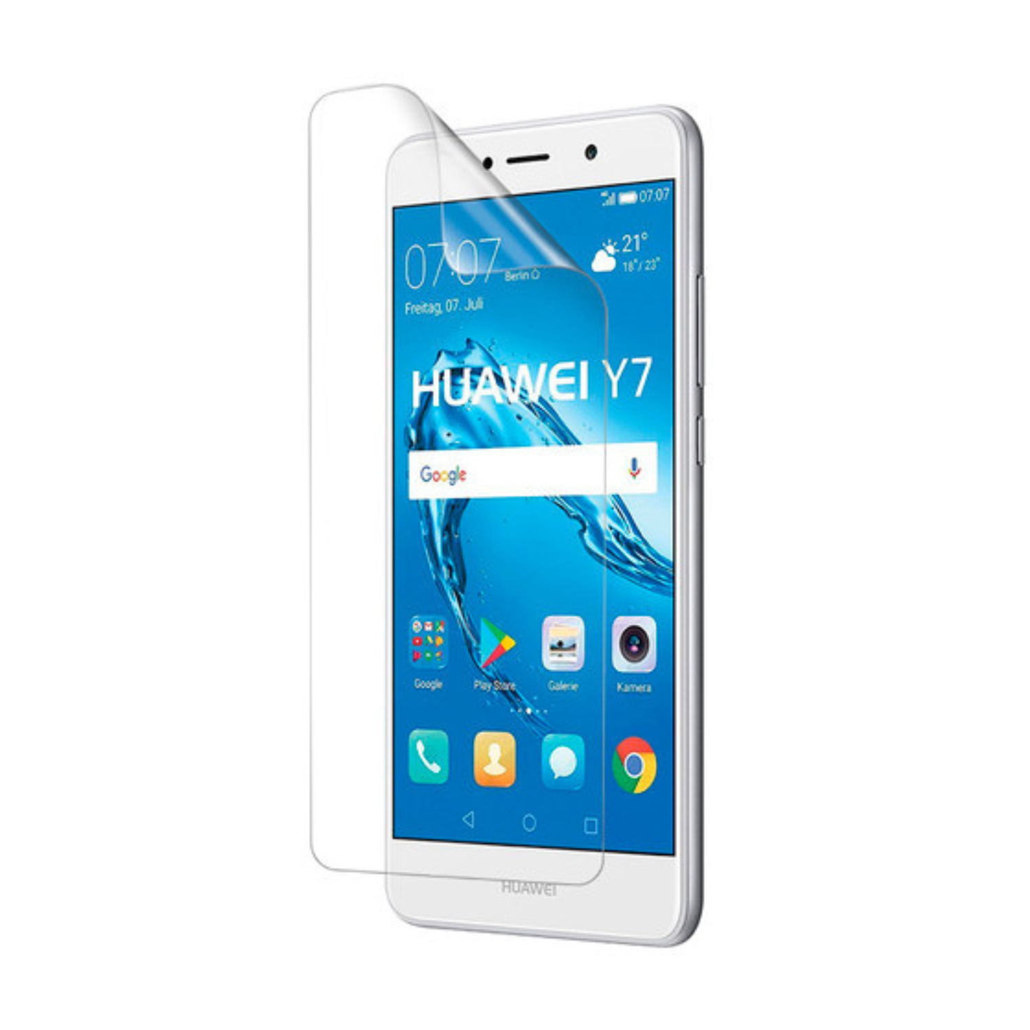 Hydrogel Screen Protector for Huawei Y7 (Pack of 2) 9eight5