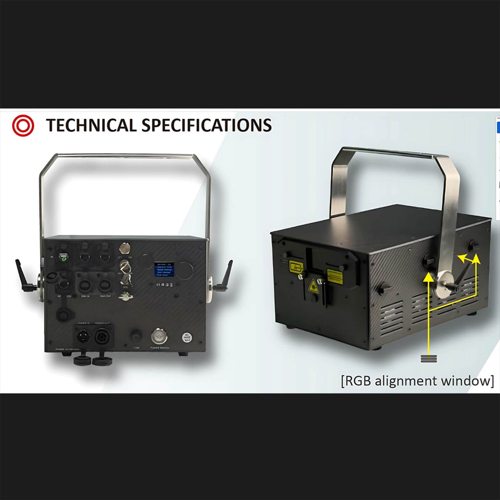 RGB Programmable Laser Lights J8 Laser Light Projector 20W-4