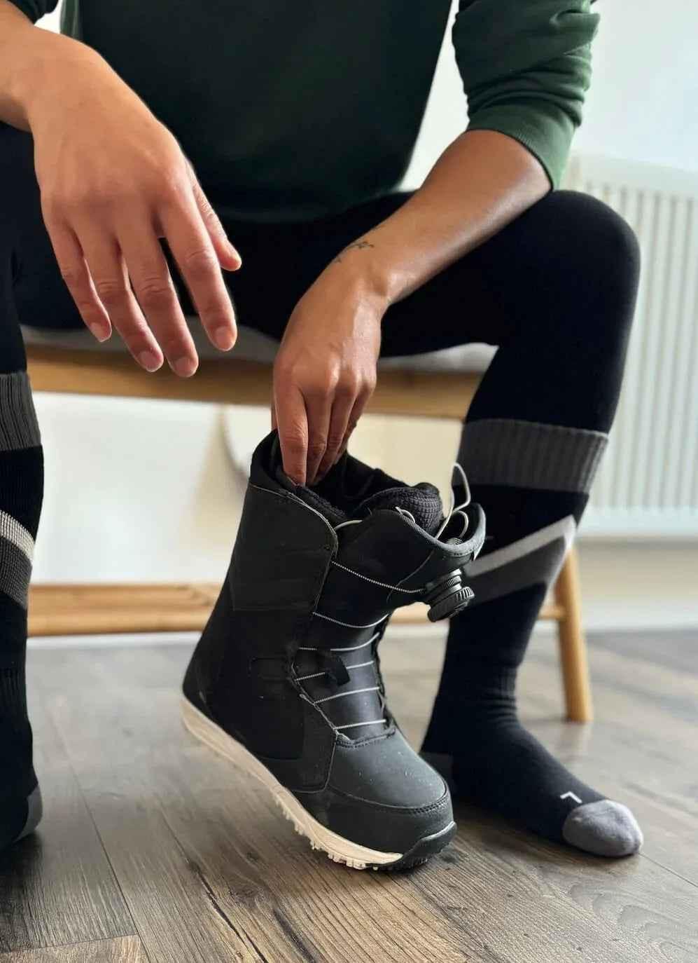 Organic Cotton Ski Sock - Alpine Ascent