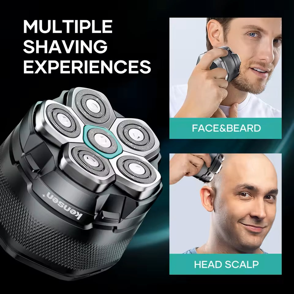 KENSEN 5 in 1 Head Shaver Kit