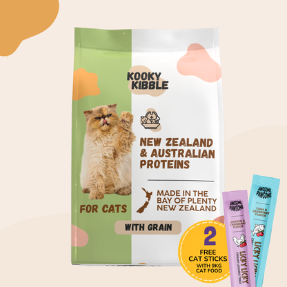 New Zealand Cat Food with Grains for All Life Stages (3/9 KG)