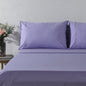 ORGANIC COTTON COLOURED SHEET SET 250TC - LAVENDER MIST Whites of London NZ