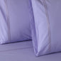 ORGANIC COTTON COLOURED SHEET SET 250TC - LAVENDER MIST Whites of London NZ