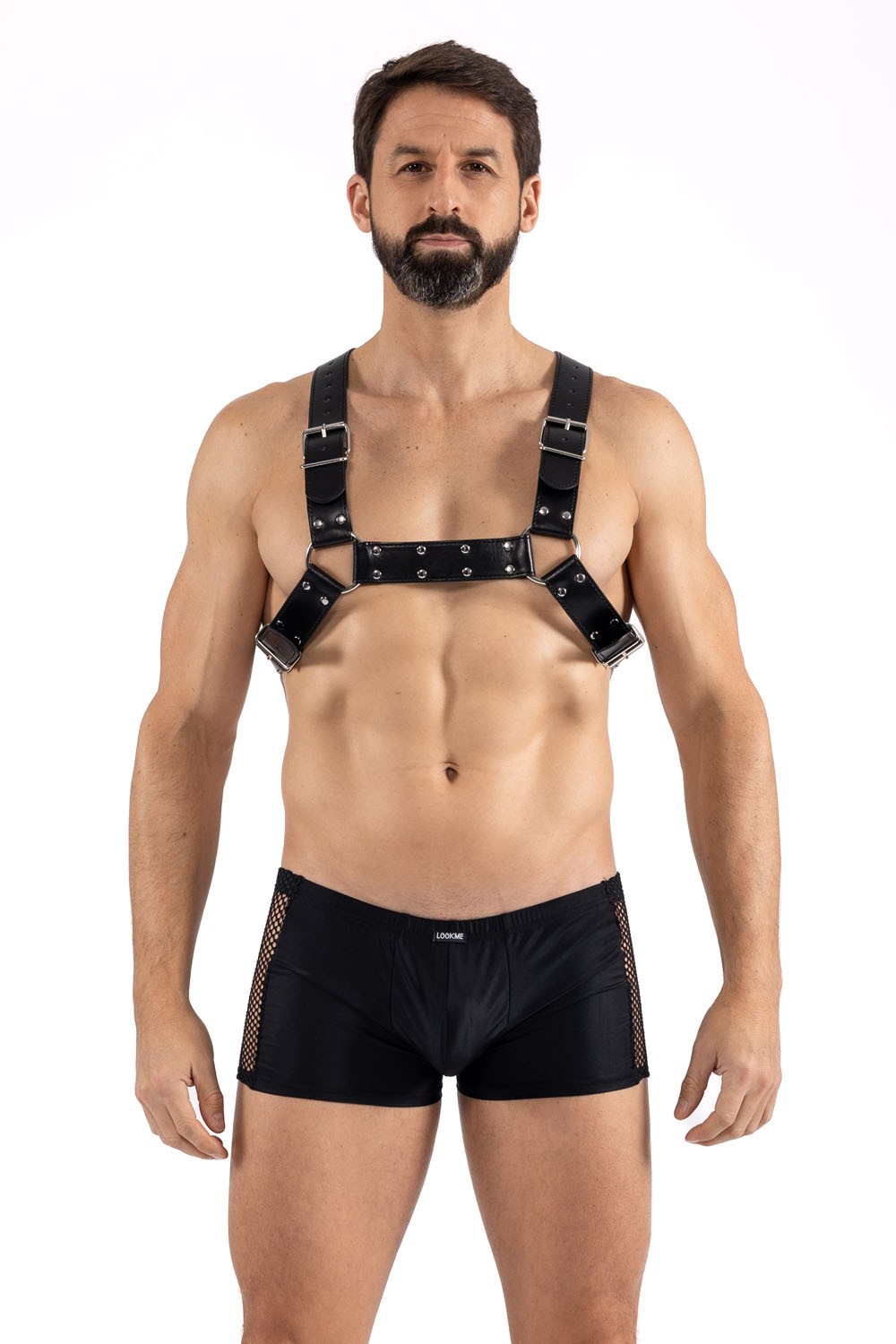black shoulder harness LM275017BLK-2