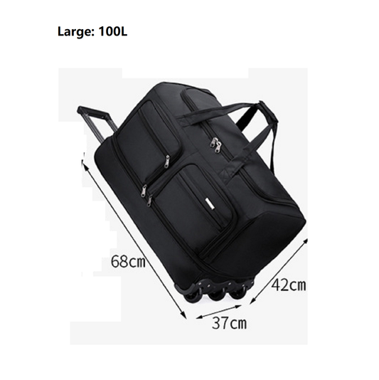 Rollreisetasche mit Rädern und Griff | Erweiterbare wasserdichte Trolley-Reisetasche CP1228