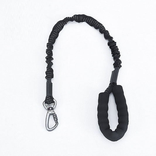 Dog Leash Heavy Duty 80-105cm Shock Absorbing Bungee with Handle BK dealonline.co.nz