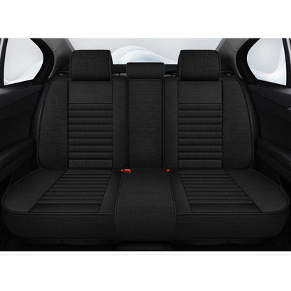Sport Style Synthetic Linen/Flax Breathable Bucket Car Seat Covers Full Set dealonline.co.nz