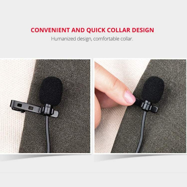 YELANGU YLG9926B MY2 Mini Lavalier Microphone for Mobile Phones / Tablets /  Digital Cameras